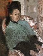 Edgar Degas Portrait of Elena Carafa Sweden oil painting artist